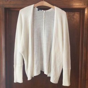 American Eagle White Ivory Cardigan Sweater